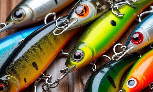 Variety of fishing lures