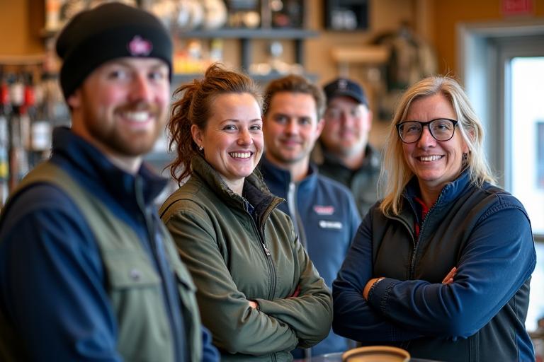 Tideflow Angling Supply team at Halifax location